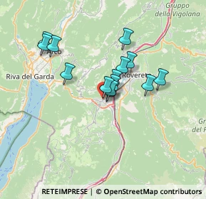 Mappa Via Gerole, 38065 Mori TN, Italia (5.295)