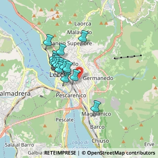 Mappa Via Francesco Baracca, 23900 Lecco LC, Italia (1.38667)