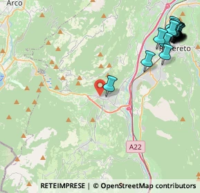 Mappa Via del Garda, 38065 Mori TN, Italia (6.2395)