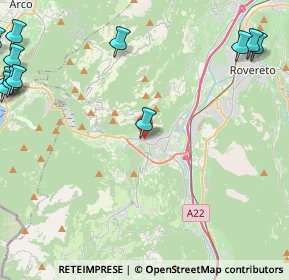 Mappa Via del Garda, 38065 Mori TN, Italia (7.8675)