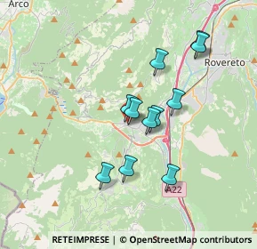 Mappa Via del Garda, 38065 Mori TN, Italia (2.94273)