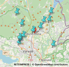 Mappa Via Gritti, 21056 Induno Olona VA, Italia (3.62083)