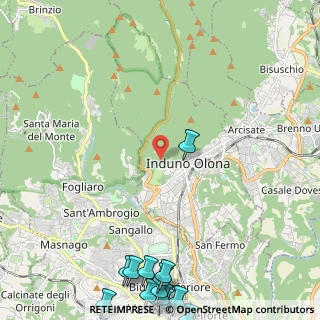 Mappa Viale Valganna, 21056 Induno Olona VA, Italia (3.70929)
