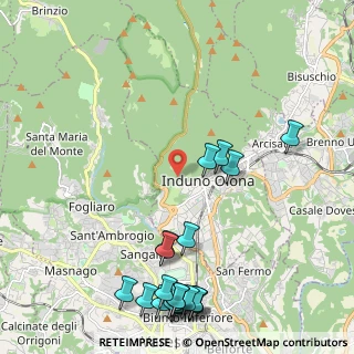 Mappa Viale Valganna, 21056 Induno Olona VA, Italia (2.8325)