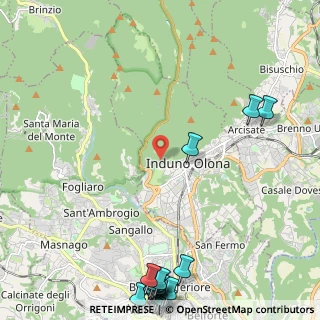 Mappa Viale Valganna, 21056 Induno Olona VA, Italia (3.608)