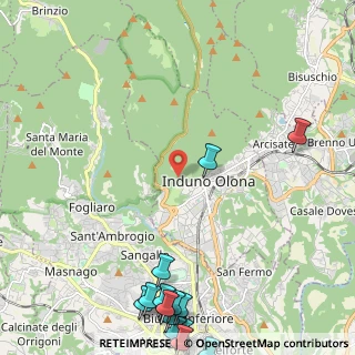 Mappa Viale Valganna, 21056 Induno Olona VA, Italia (3.54688)