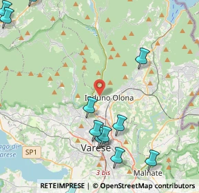 Mappa Viale Valganna, 21056 Induno Olona VA, Italia (5.77667)