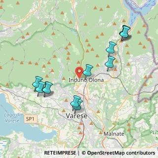 Mappa Viale Valganna, 21056 Induno Olona VA, Italia (4.325)