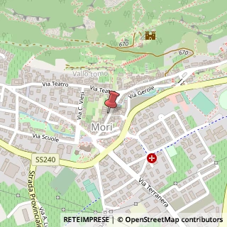 Mappa Via Gustavo Modena, 47, 38065 Mori, Trento (Trentino-Alto Adige)