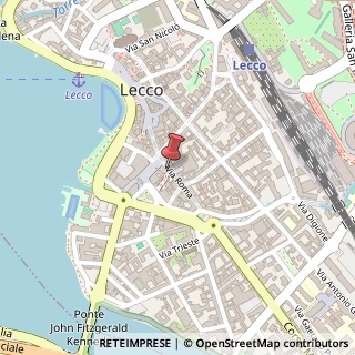 Mappa Via Roma, 38, 23900 Lecco, Lecco (Lombardia)
