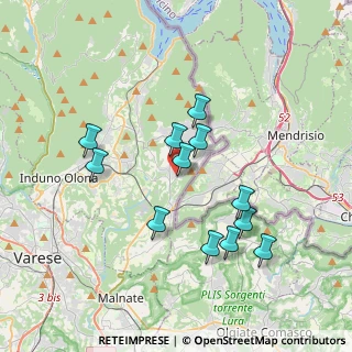 Mappa Induno Olona, 21059 Viggiù VA, Italia (3.33583)