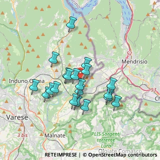 Mappa Via Conti Nando, 21059 Viggiù VA, Italia (3.0445)