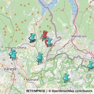 Mappa Via Conti Nando, 21059 Viggiù VA, Italia (4.28538)