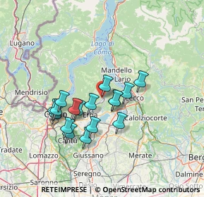 Mappa Via Per Caslino, 22033 Asso CO, Italia (11.54294)