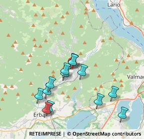 Mappa Via Per Caslino, 22033 Asso CO, Italia (3.66077)