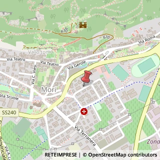 Mappa Via Verona, 53, 38065 Mori, Trento (Trentino-Alto Adige)