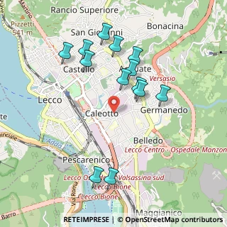 Mappa Via Valle del Pieno, 23900 Lecco LC, Italia (0.95846)