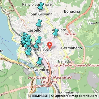 Mappa Via Valle del Pieno, 23900 Lecco LC, Italia (1.02889)
