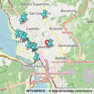 Mappa Via Valle del Pieno, 23900 Lecco LC, Italia (1.05333)