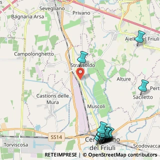 Mappa Via Palmanova, 33052 Cervignano del Friuli UD, Italia (3.388)
