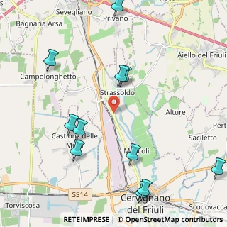 Mappa Via Palmanova, 33052 Cervignano del Friuli UD, Italia (2.55818)