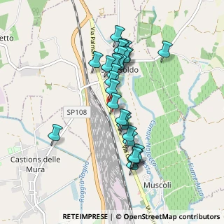 Mappa Via Palmanova, 33052 Cervignano del Friuli UD, Italia (0.81071)
