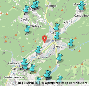 Mappa Via dell'Ecologia, 22033 Asso CO, Italia (2.807)