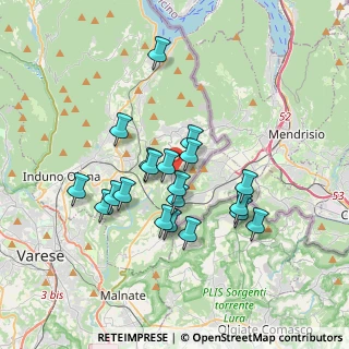 Mappa Via dei Mughetti, 21059 Viggiù VA, Italia (3.0185)