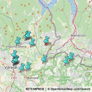 Mappa Via dei Mughetti, 21059 Viggiù VA, Italia (5.05375)