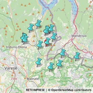 Mappa Via dei Mughetti, 21059 Viggiù VA, Italia (3.33313)