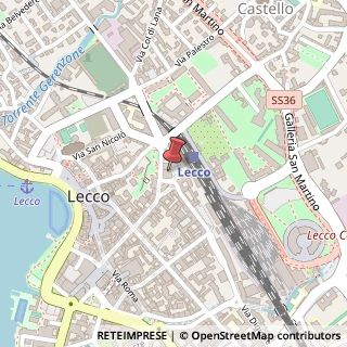 Mappa Piazza Stazione, 3/b, 23900 Lecco, Lecco (Lombardia)