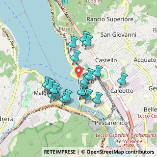 Mappa Via Battisti, 23900 Lecco LC, Italia (0.7595)
