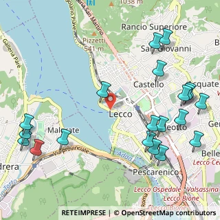 Mappa Via Battisti, 23900 Lecco LC, Italia (1.3785)