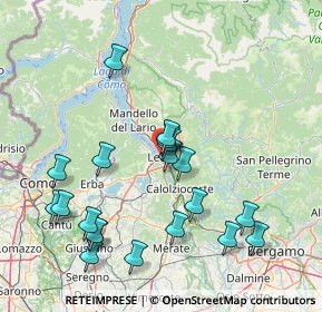 Mappa Via Battisti, 23900 Lecco LC, Italia (16.599)