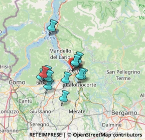 Mappa Via Battisti, 23900 Lecco LC, Italia (10.0375)