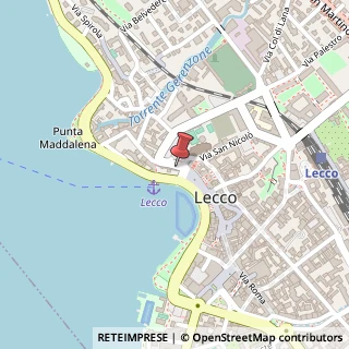 Mappa Via Pietro Nava,  7, 23900 Lecco, Lecco (Lombardia)