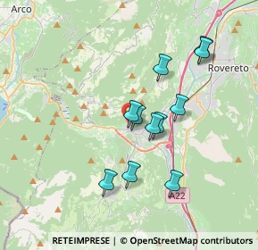 Mappa Via A, 38065 Mori TN, Italia (3.09273)