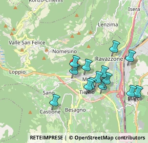 Mappa Via A, 38065 Mori TN, Italia (1.73786)