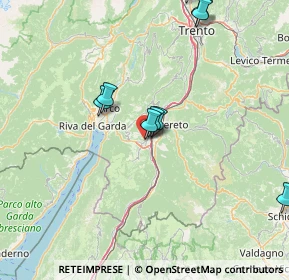 Mappa Via Monte Albano, 38065 Mori TN, Italia (22.13917)