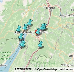 Mappa Via Monte Albano, 38065 Mori TN, Italia (11.14842)