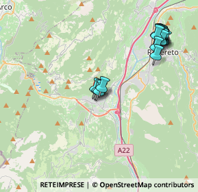 Mappa Via Monte Albano, 38065 Mori TN, Italia (4.693)