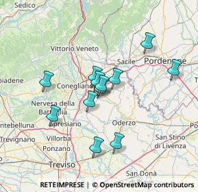 Mappa Via Europa, 31028 Vazzola TV, Italia (11.11667)