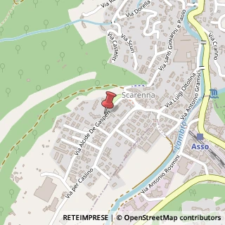 Mappa Via Alcide De Gasperi, 2, 22033 Asso CO, Italia, 22033 Asso, Como (Lombardia)