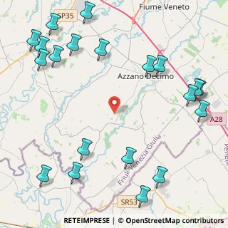 Mappa Via Bosco Mantova, 33082 Azzano Decimo PN, Italia (5.943)