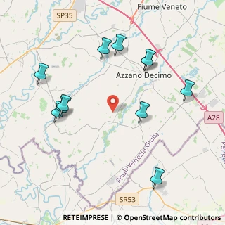 Mappa Via Bosco Mantova, 33082 Azzano Decimo PN, Italia (4.45727)