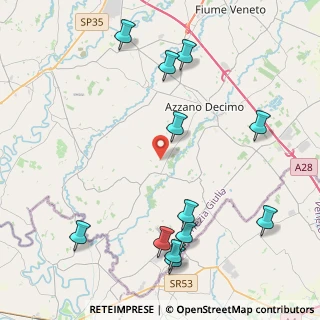 Mappa Via Bosco Mantova, 33082 Azzano Decimo PN, Italia (5.09083)