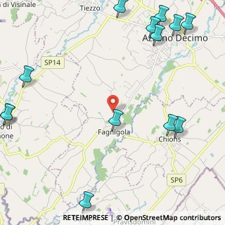 Mappa Via Bosco Mantova, 33082 Azzano Decimo PN, Italia (3.24769)