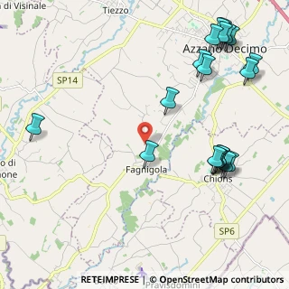 Mappa Via Bosco Mantova, 33082 Azzano Decimo PN, Italia (2.7215)
