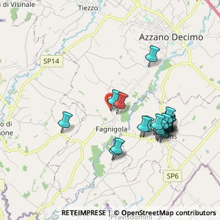 Mappa Via Bosco Mantova, 33082 Azzano Decimo PN, Italia (1.947)
