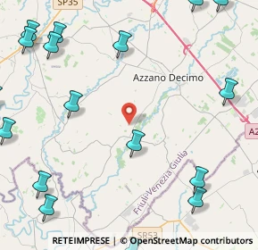 Mappa Via Bosco Mantova, 33082 Azzano Decimo PN, Italia (6.833)